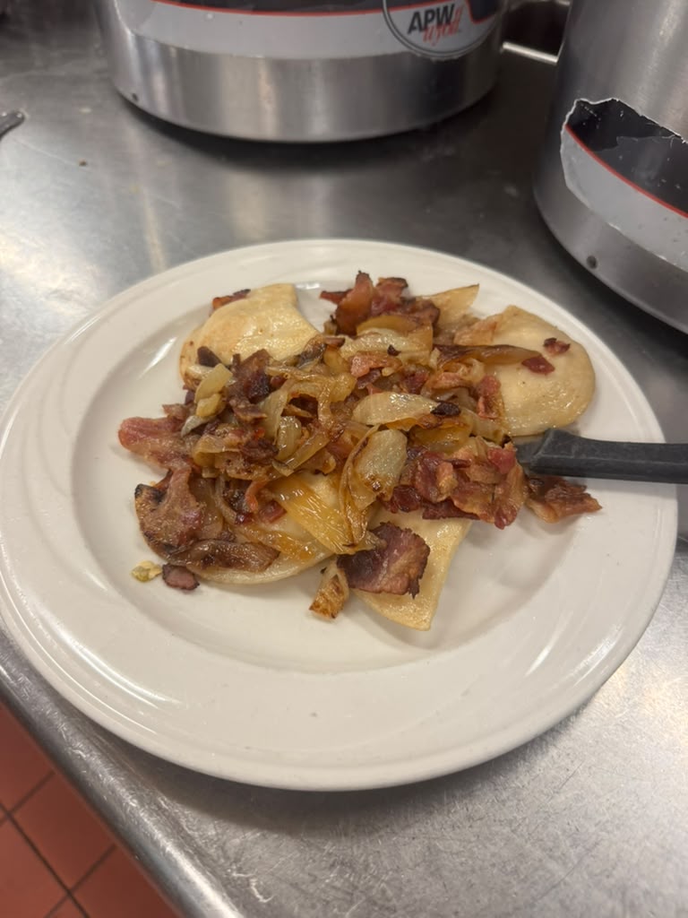 Potato & Cheddar Pierogies at The Chapter House
