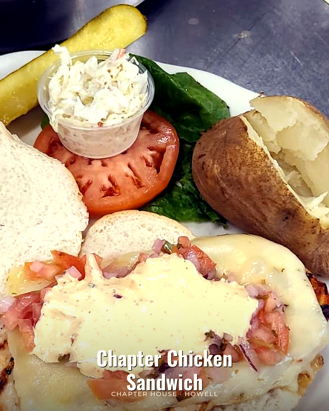 Chapter Chicken Sandwich at The Chapter House